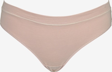 SugarShape Thong in Beige: front