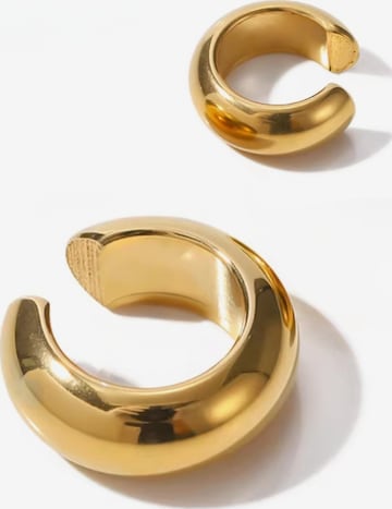 KamikoPiercing nakit 'Luna Helix Earcuff' - zlatna boja: prednji dio