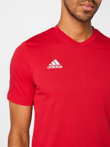 ADIDAS SPORTSWEAR Funkční tričko 'Entrada 22' – červená