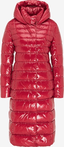 faina Wintermantel in Rood: voorkant