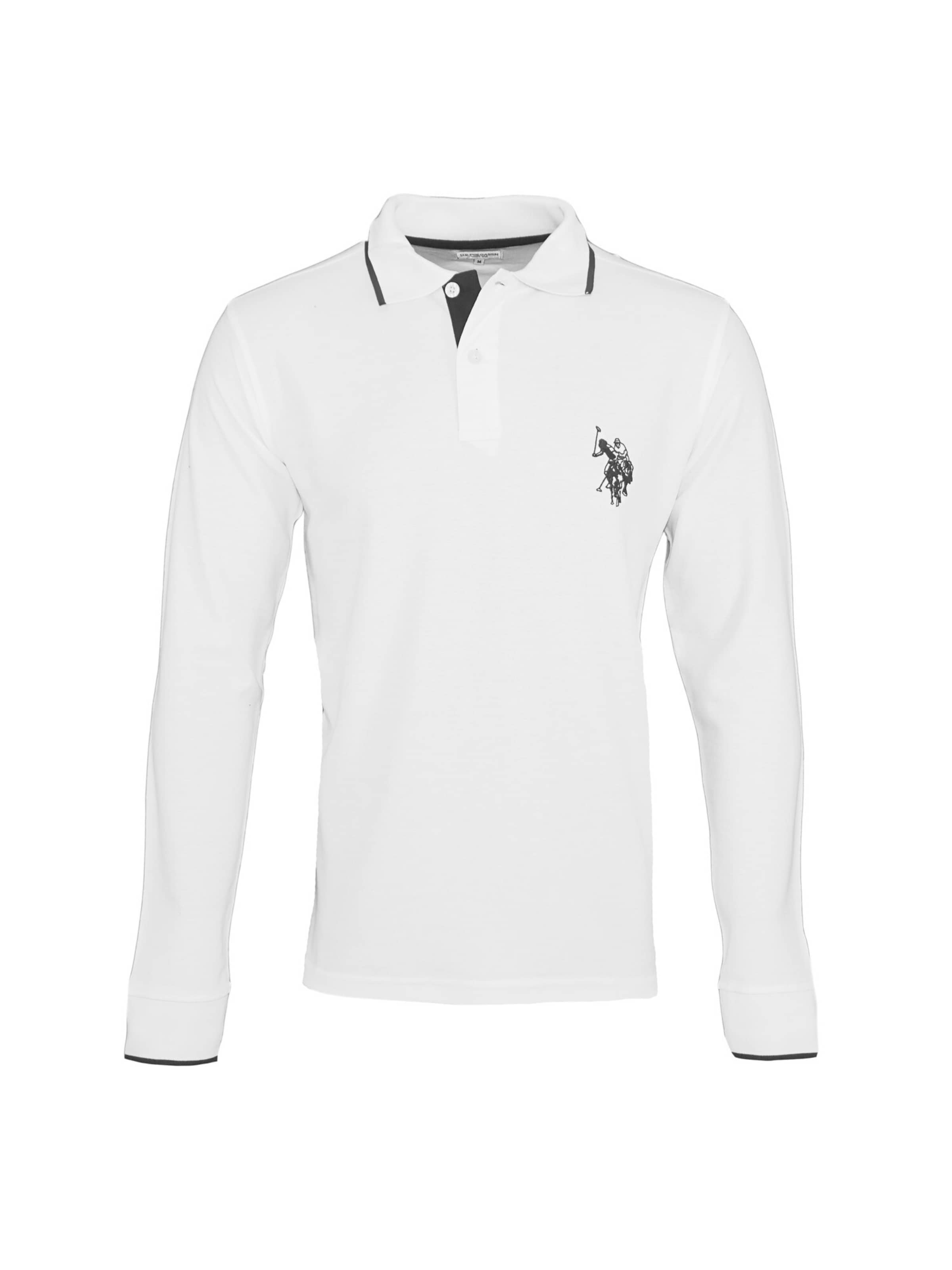 U.S. POLO ASSN. Shirt in Black / White, Item view