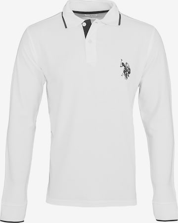U.S. POLO ASSN. Shirt in White: front