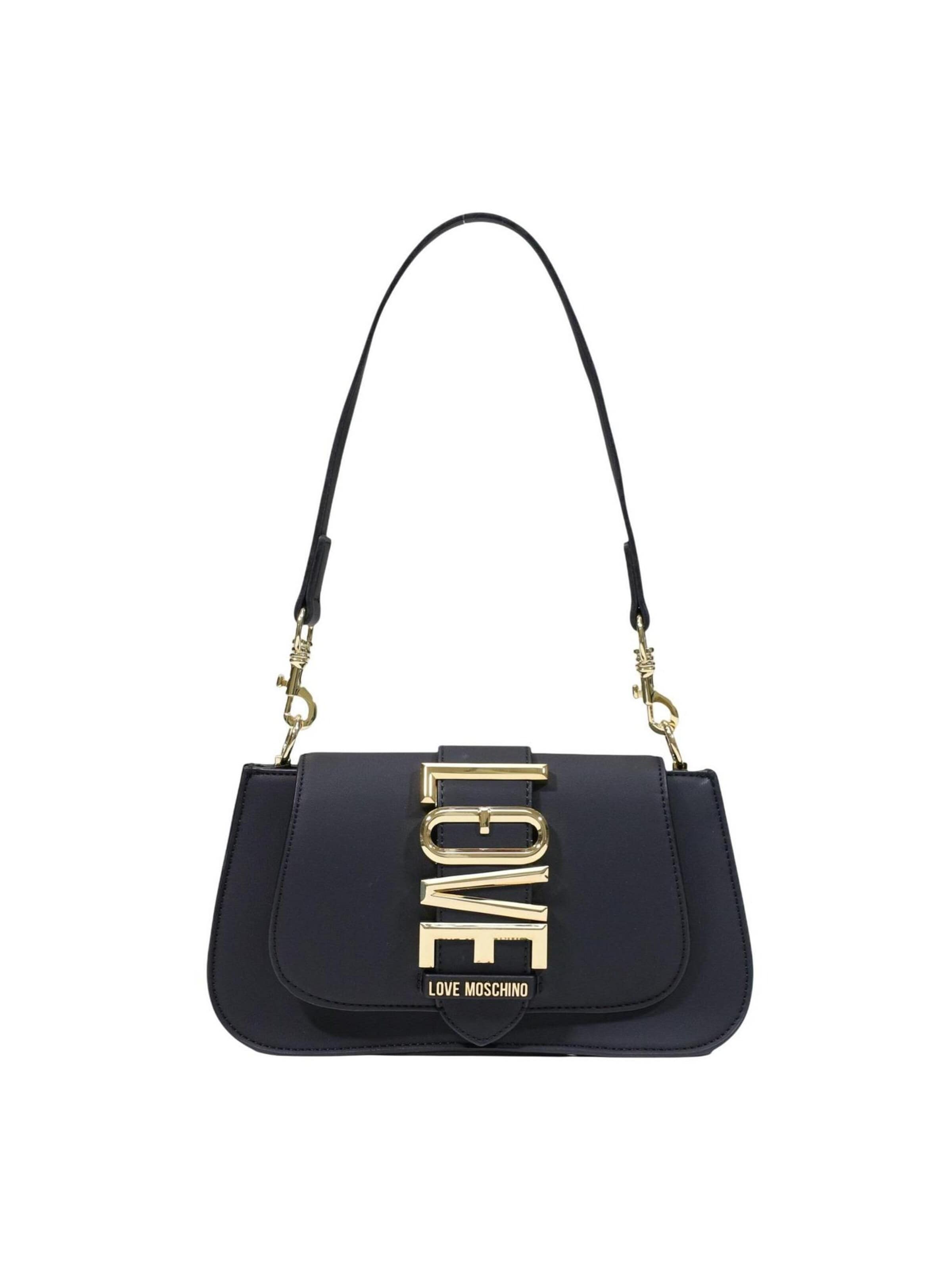 Sac bandoulière 'BORSA PU GRS JC4084PP1' Love Moschino en noir : devant