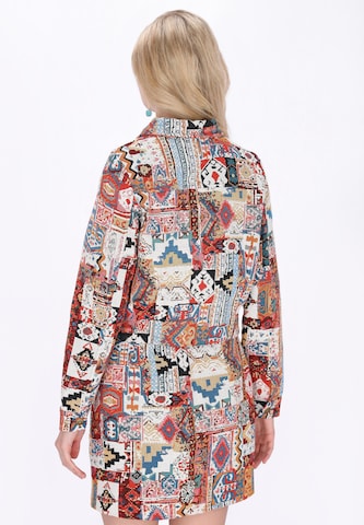 IZIA - Casaco meia-estação em mistura de cores