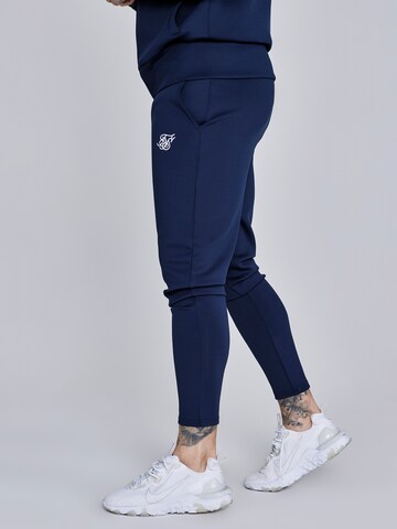 SikSilk Slimfit Broek in Blauw