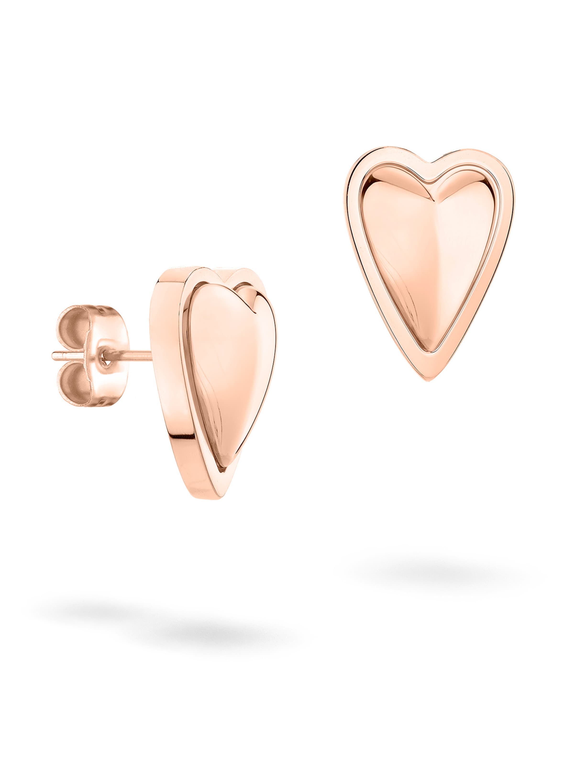 Liebeskind Berlin Ohrringe 'Heart' in Gold: Vorderseite