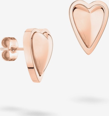 Liebeskind Berlin Ohrringe 'Heart' in Gold: Vorderseite