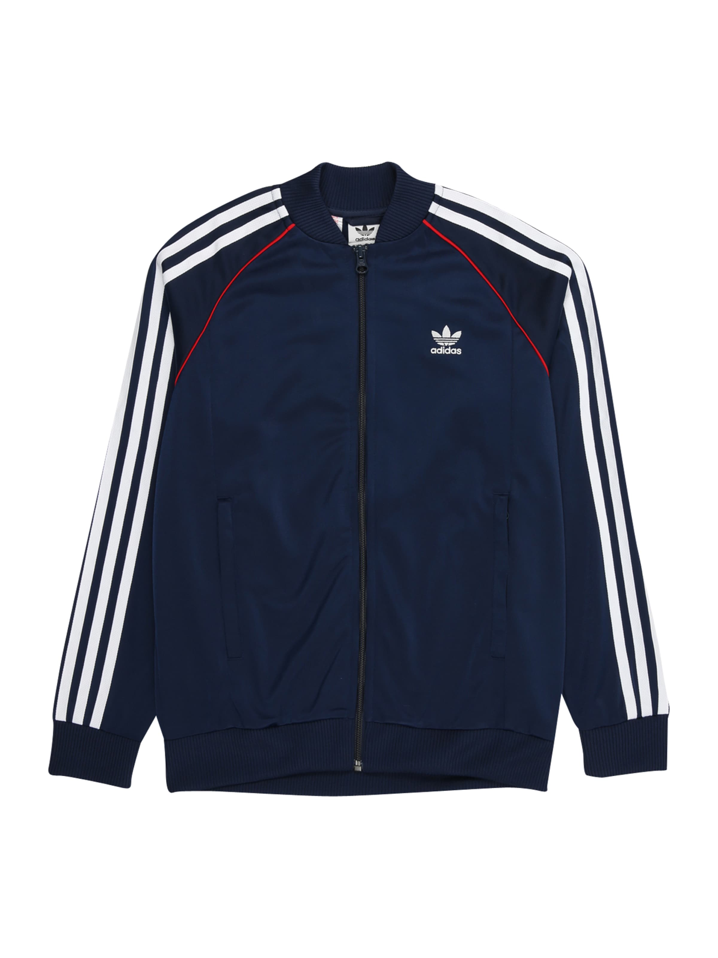 ADIDAS ORIGINALS - Sudadera con cremallera 'Adicolor' en azul: frente