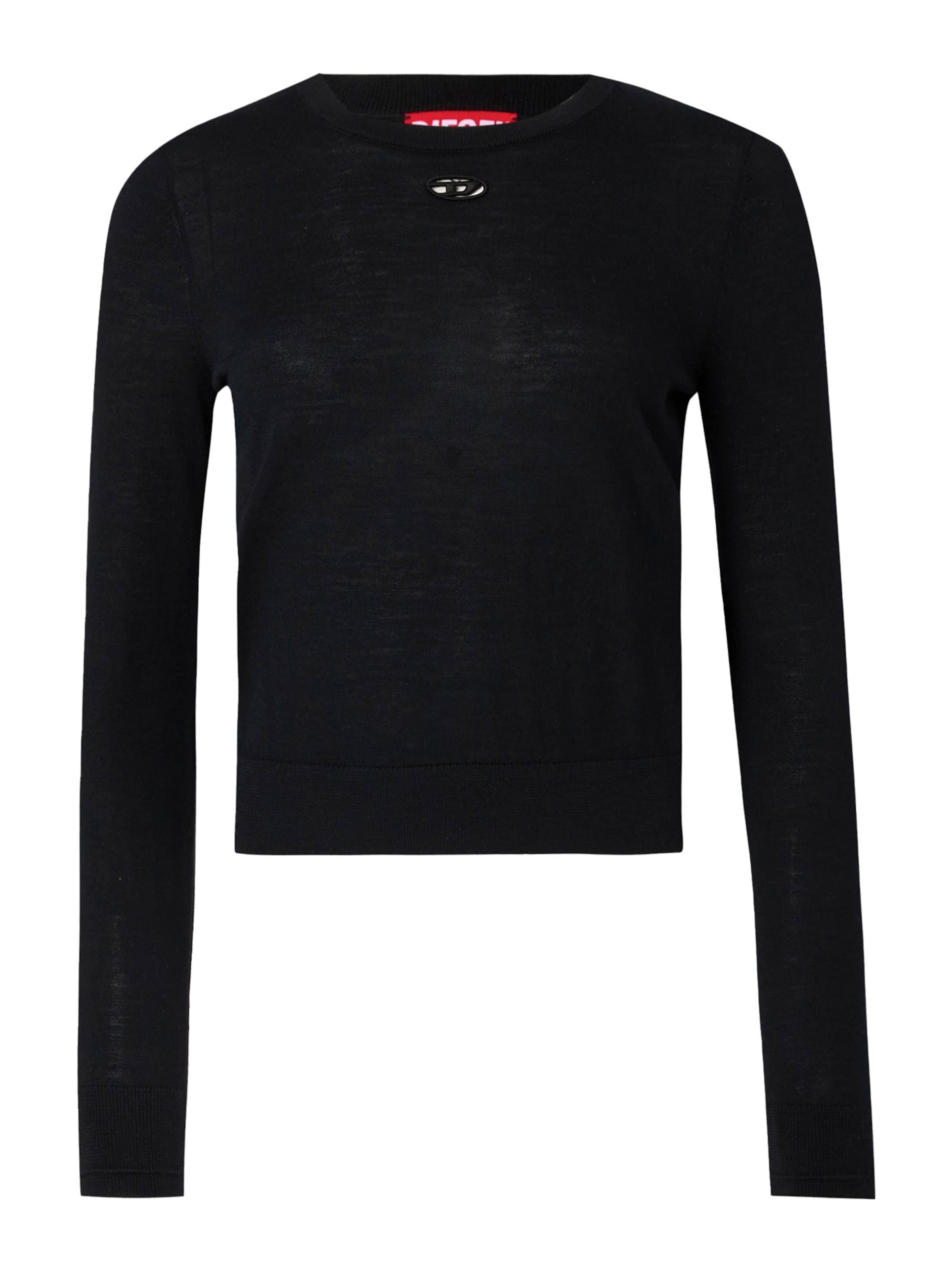 juoda DIESEL Megztinis 'ALINESA': priekis