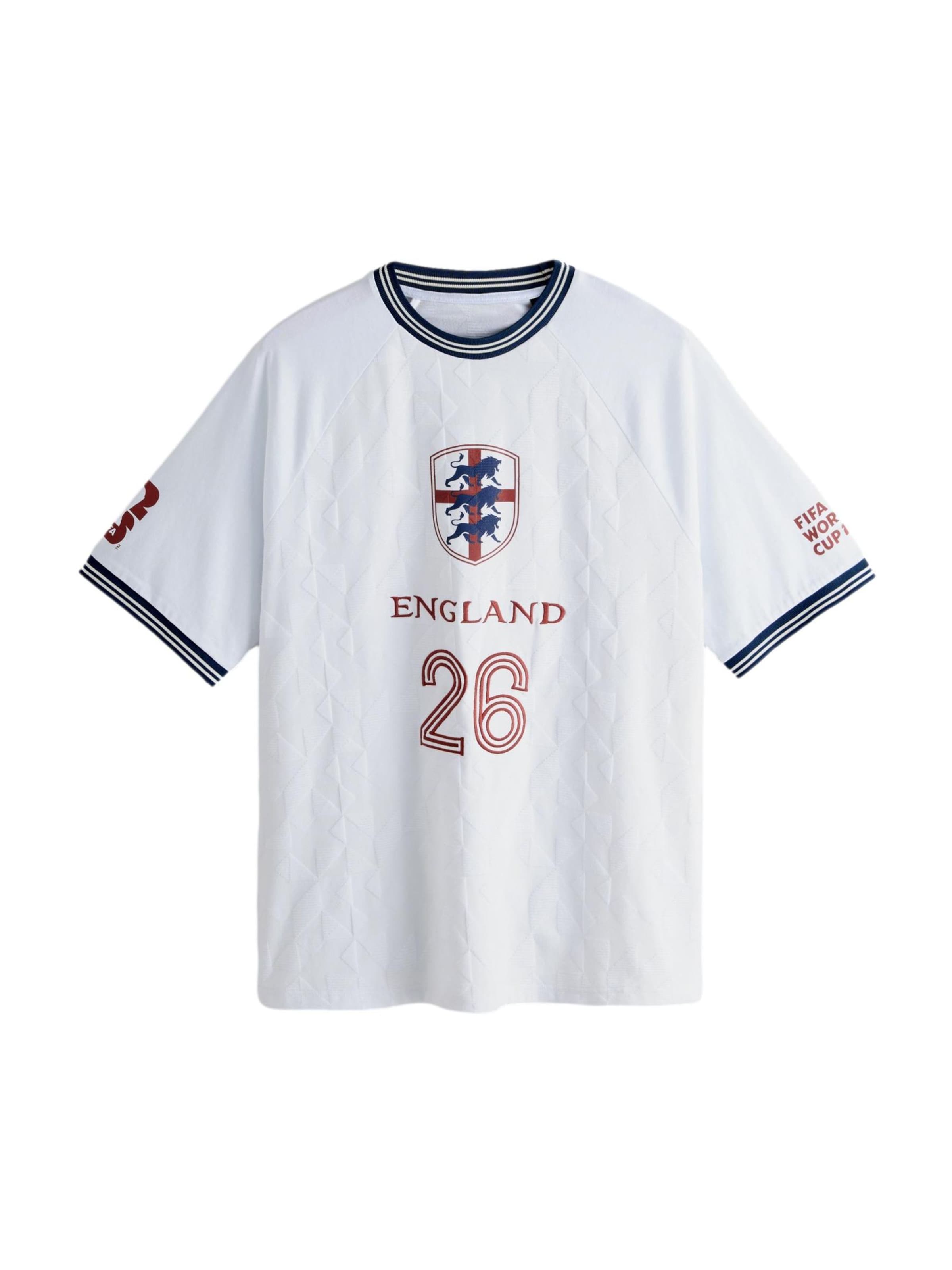 T-Shirt Next en blanc : devant