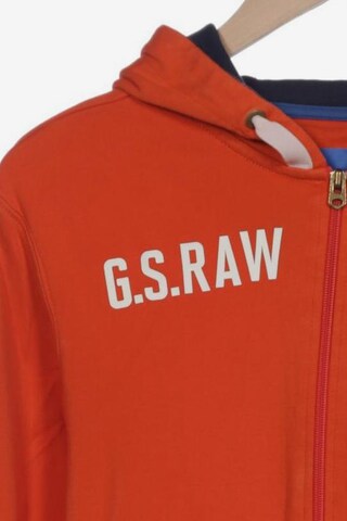 G-Star RAW Sweatshirt & Zip-Up Hoodie in L in Orange