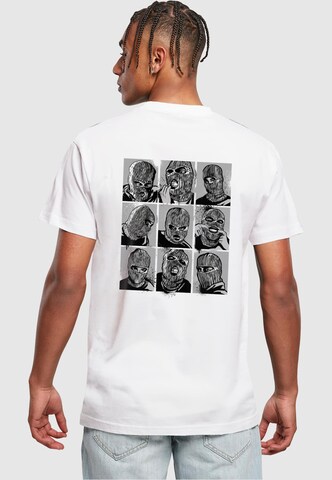 Mister Tee Shirt 'Ghettokid' in Wit: voorkant