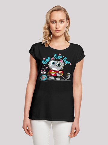 F4NT4STIC Shirt in Black: front