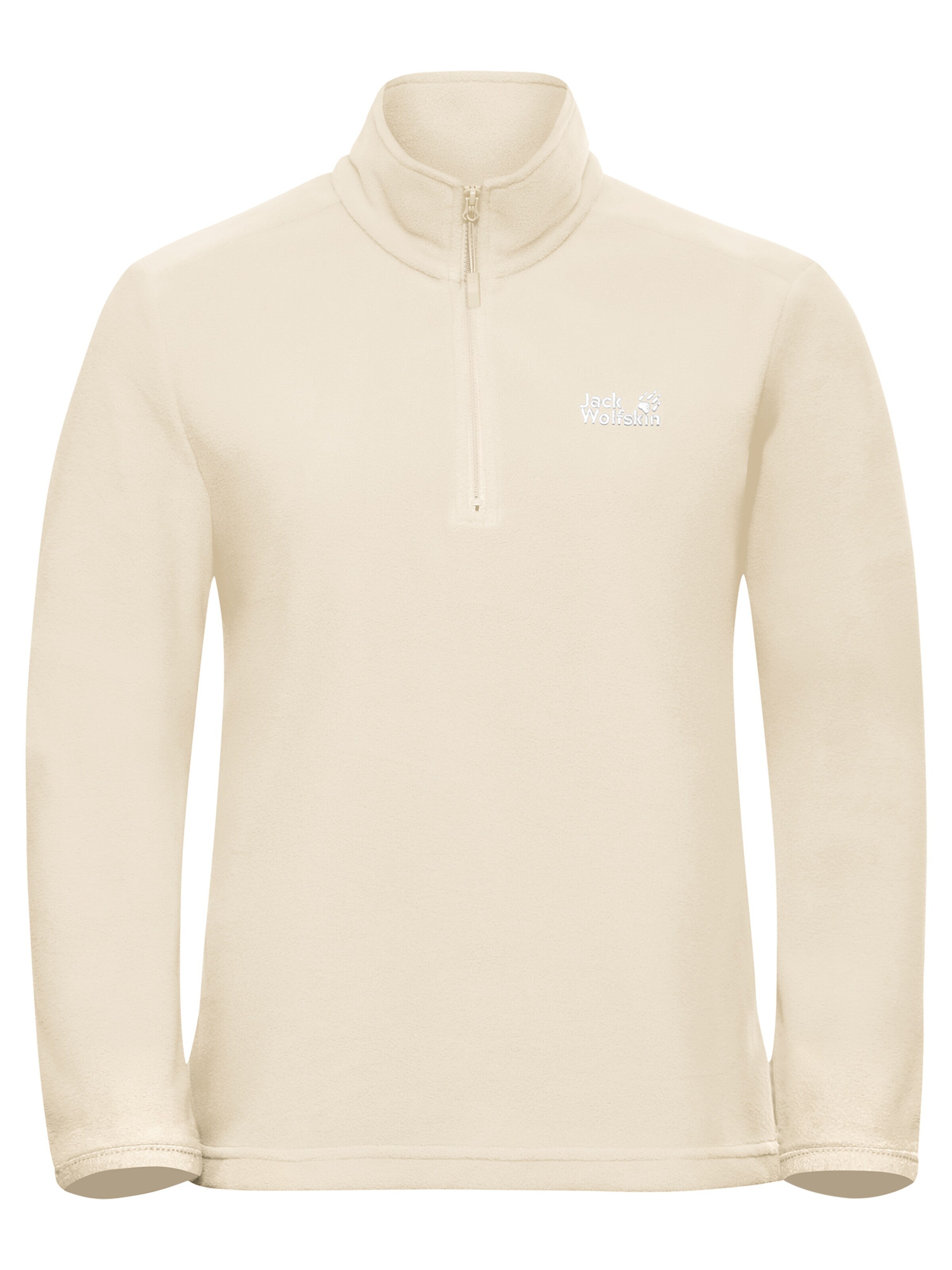 JACK WOLFSKIN Pullover 'Taunus 100 Half-Zip'‌‌‌‌‌‌ in Beige: Vorderseite
