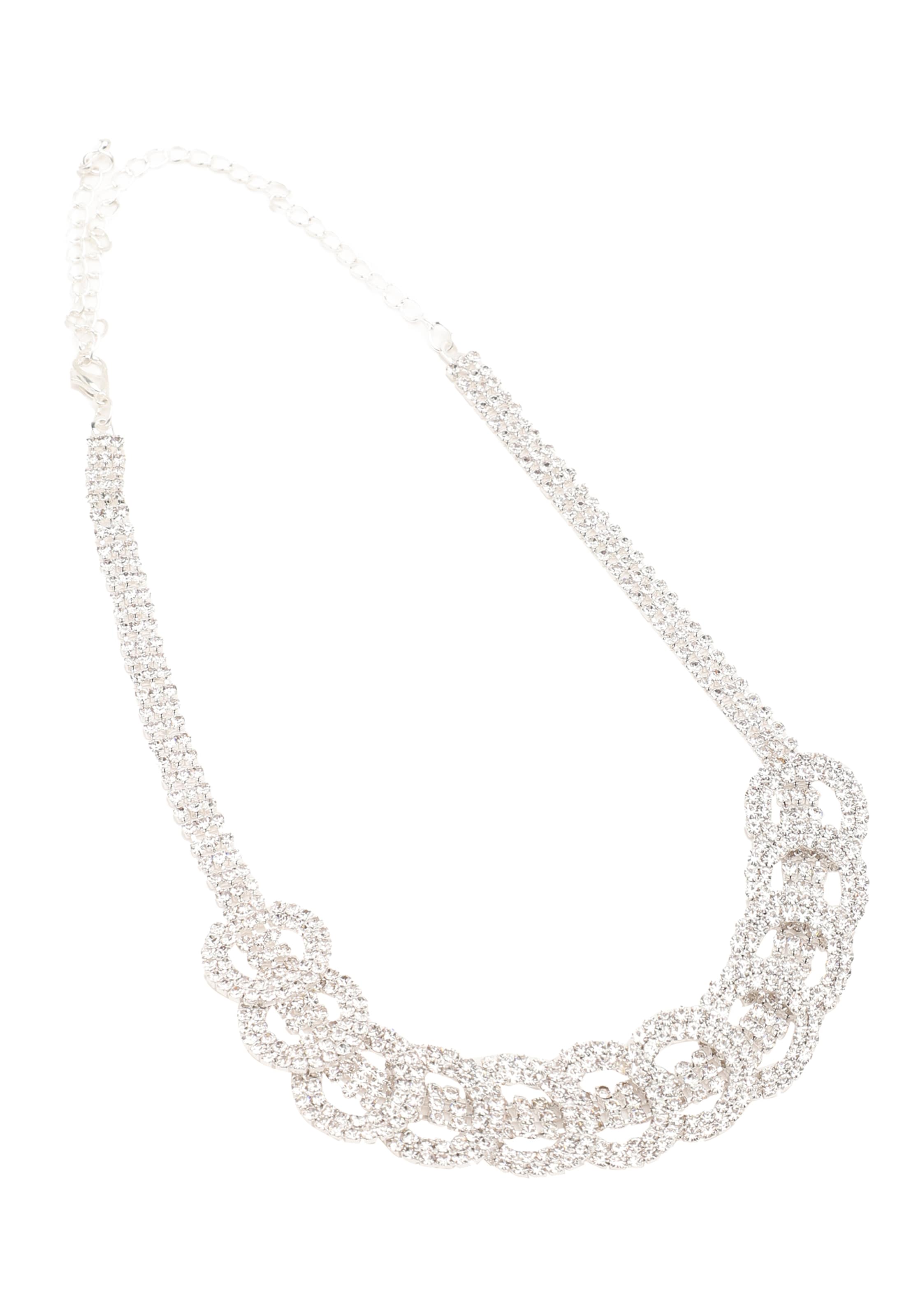 SOHI Zestaw biżuterii 'Bijou' w kolorze srebrny