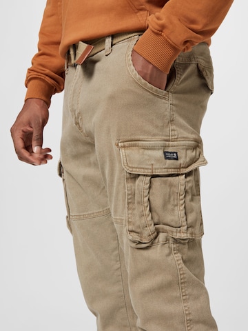 Effilé Jeans cargo 'Kerr' INDICODE JEANS en beige