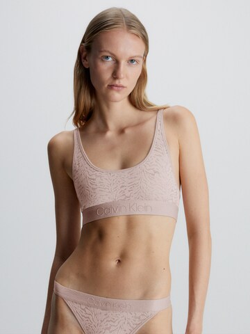 Calvin Klein Underwear Bustier BH 'Intrinsic' in Beige: predná strana