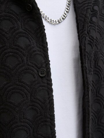 JACK & JONES Comfort fit Button Up Shirt in Black