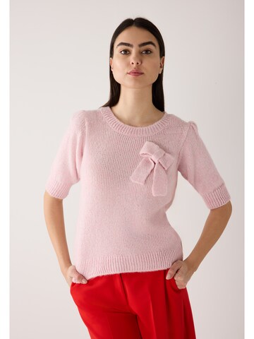 MORE & MORE Sweater in Pink: front