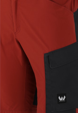 Whistler Regular Workout Pants 'ROMMY' in Red