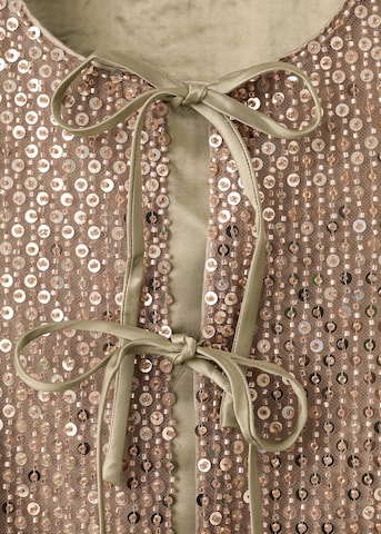 MANGO Top 'Cutle' in Braun