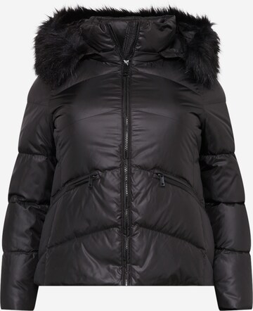 Calvin Klein Curve Winter Jacket in Black: front