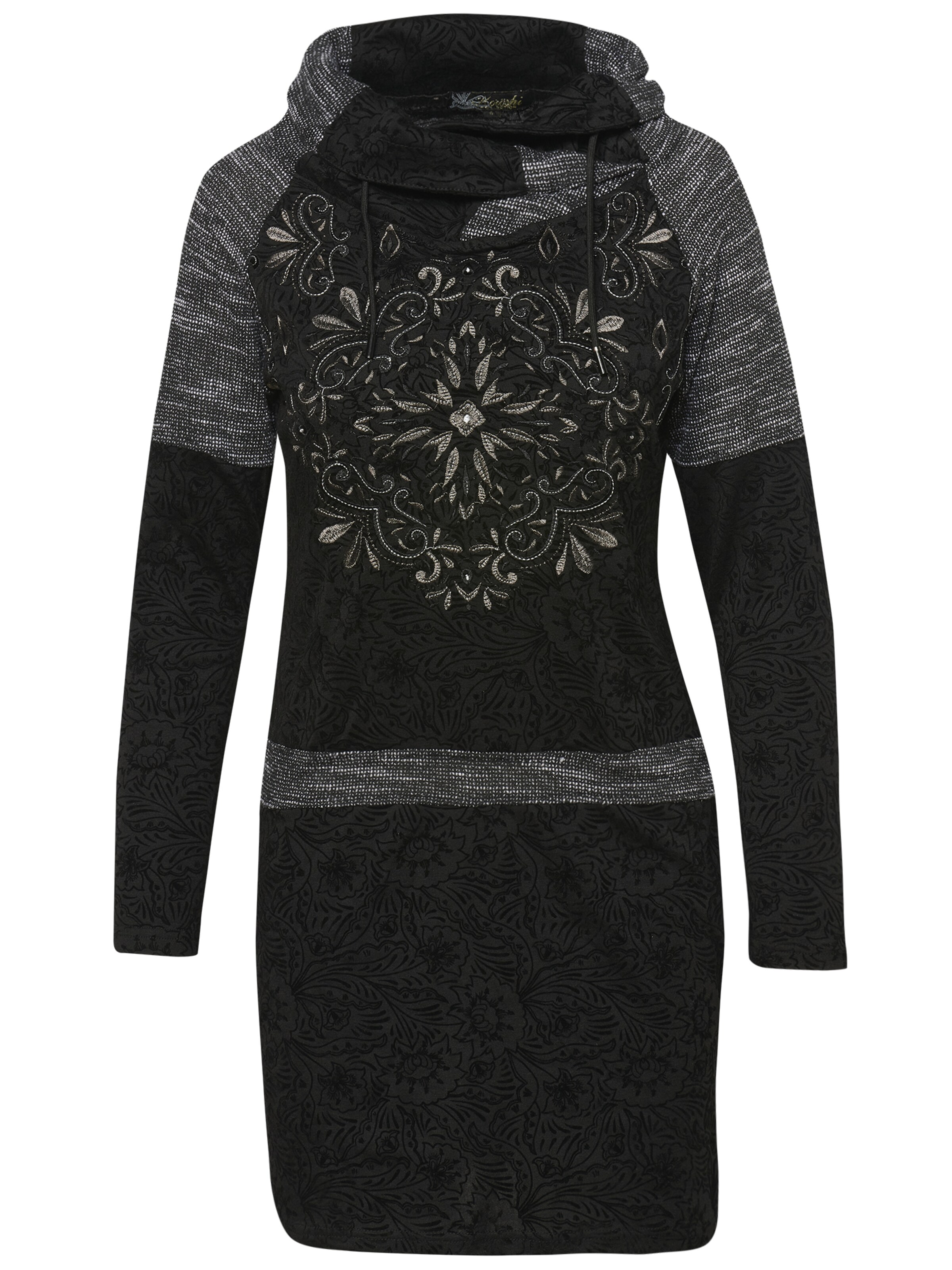 KOROSHI Φόρεμα σε μαύρο: μπροστά