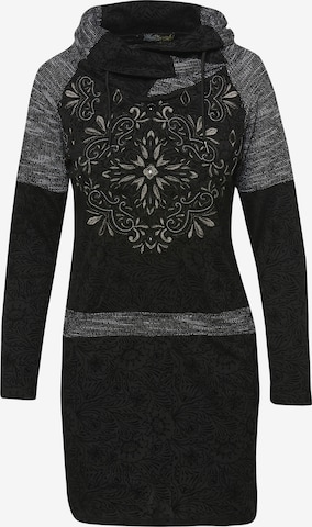 KOROSHI Mekko värissä musta: etupuoli