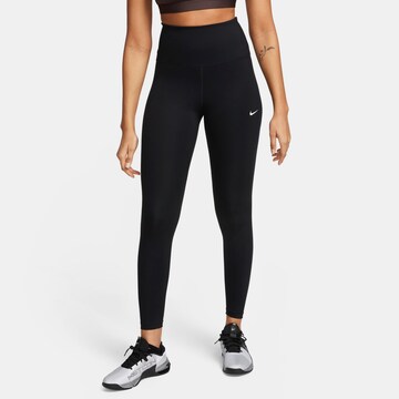 NIKE Skinny Sporthose 'One' in Schwarz: predná strana