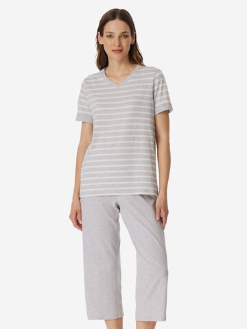 SCHIESSER Pajama 'Casual Essentials' in Grey