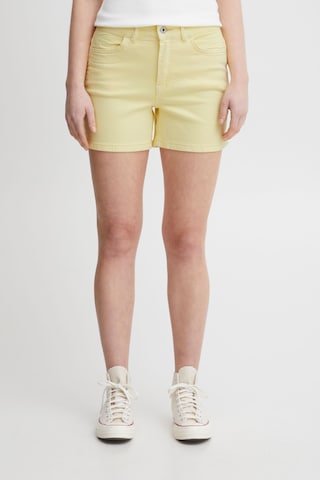 ICHI Regular Jeans 'Enny' in Yellow: front