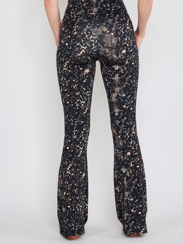 Joop Jeans - Regular Leggings ' After Dark Flared ' em bege