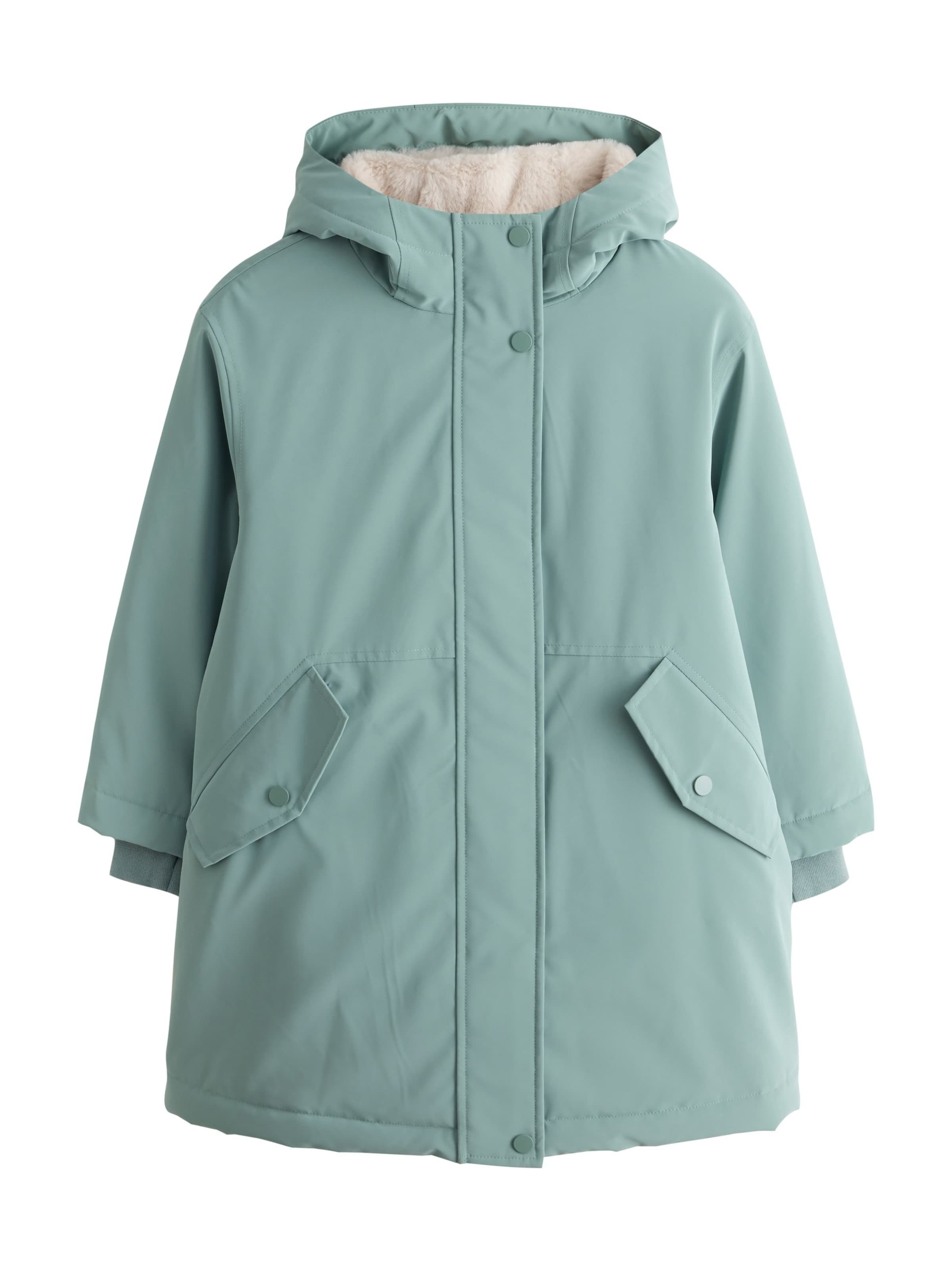 Next - Abrigo en verde: frente