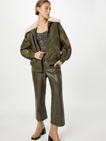 Sofie Schnoor Wide leg Pantalon in Groen