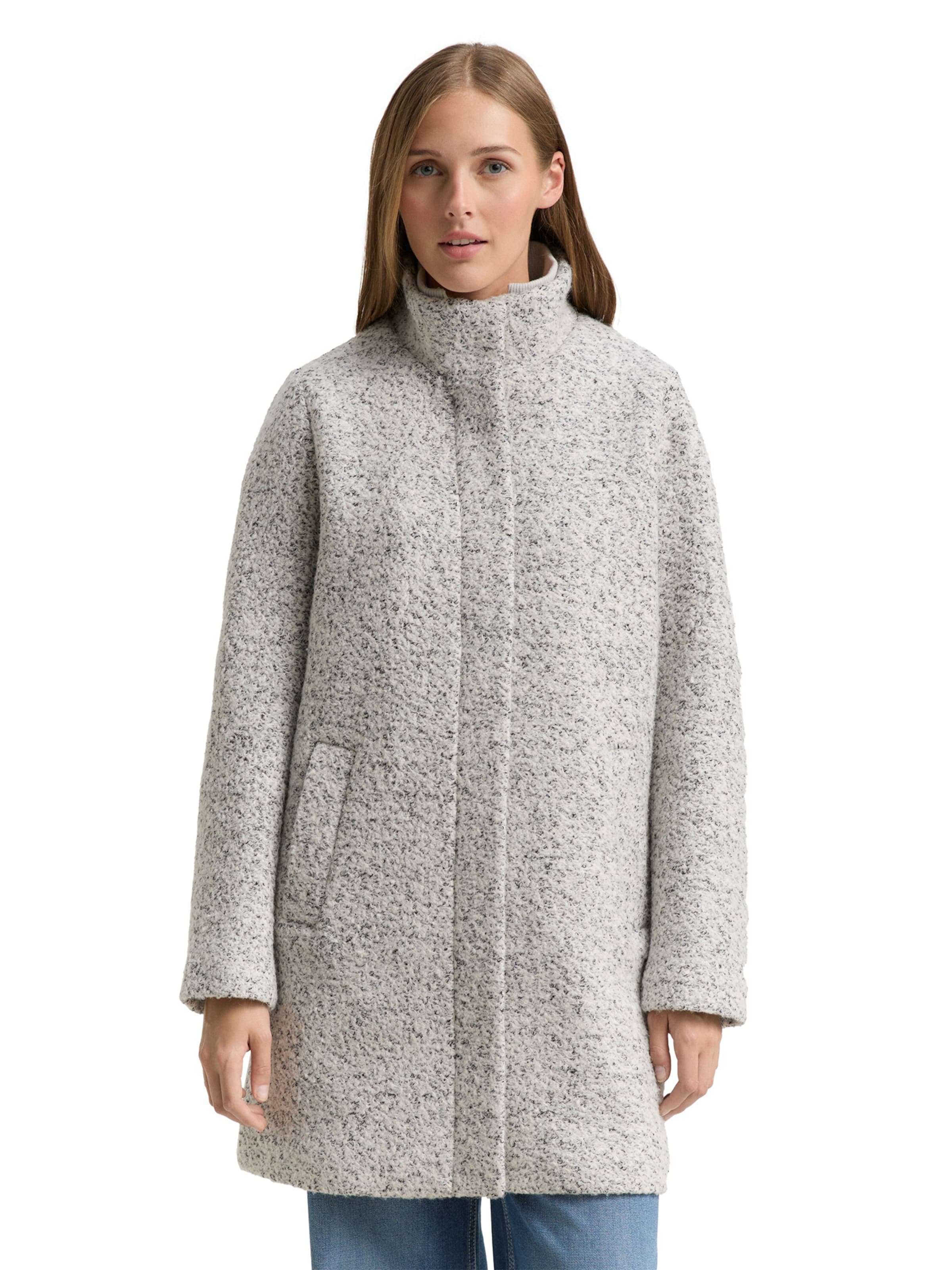 balts TOM TAILOR DENIM Starpsezonu mētelis: no priekšpuses