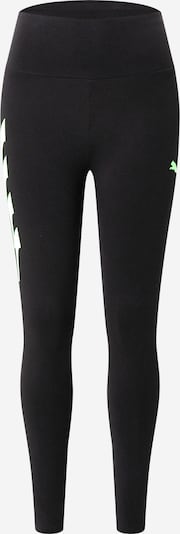 PUMA Sportbroek 'Evide' in de kleur Lichtgroen / Zwart, Productweergave