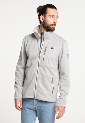 Schmuddelwedda Fleece Jacket in Grey: front