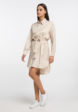 Robe-chemise RISA en beige