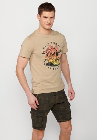 KOROSHI T-Shirt in Beige