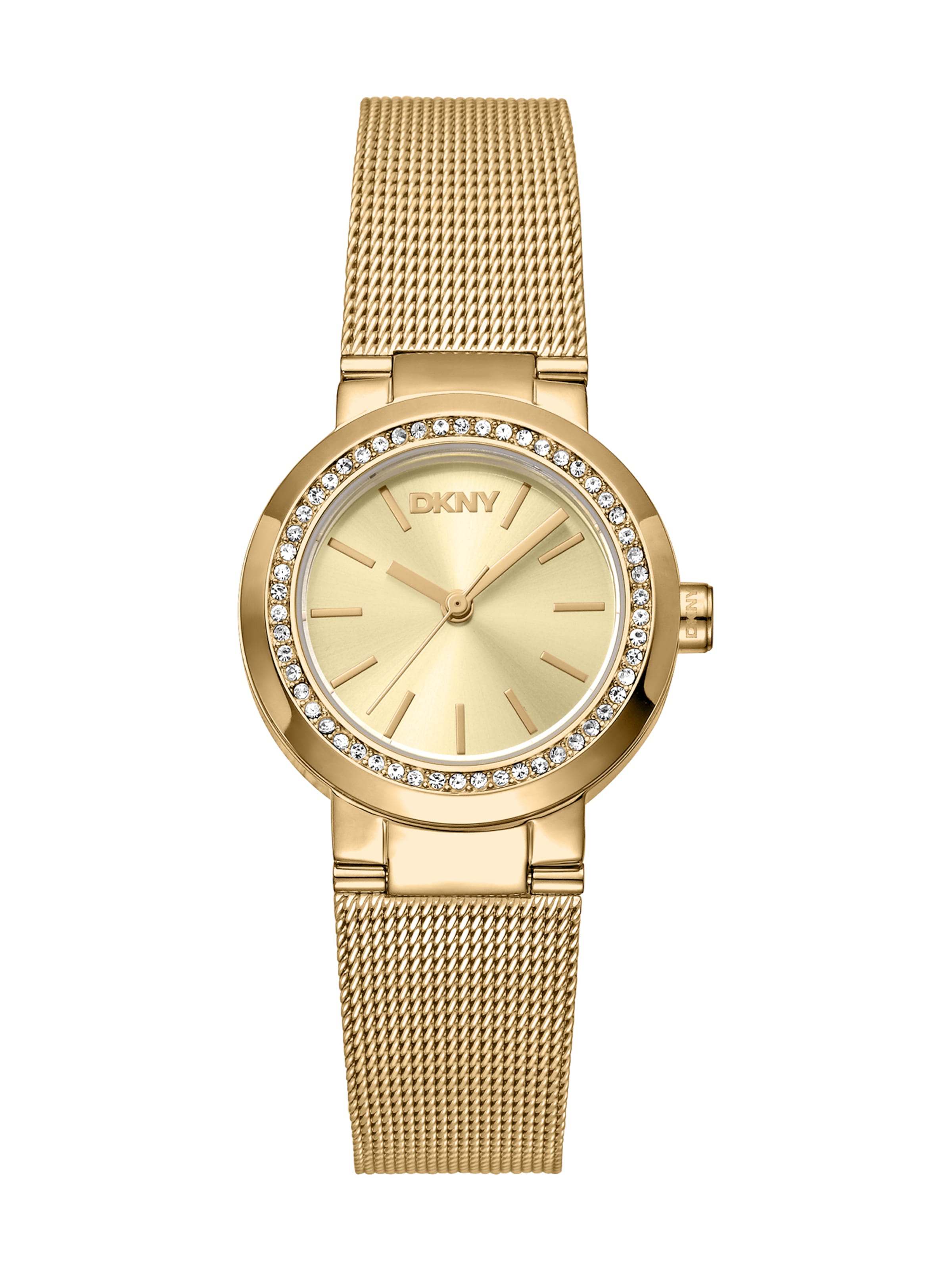 DKNY Uhr in Gold: Vorderseite