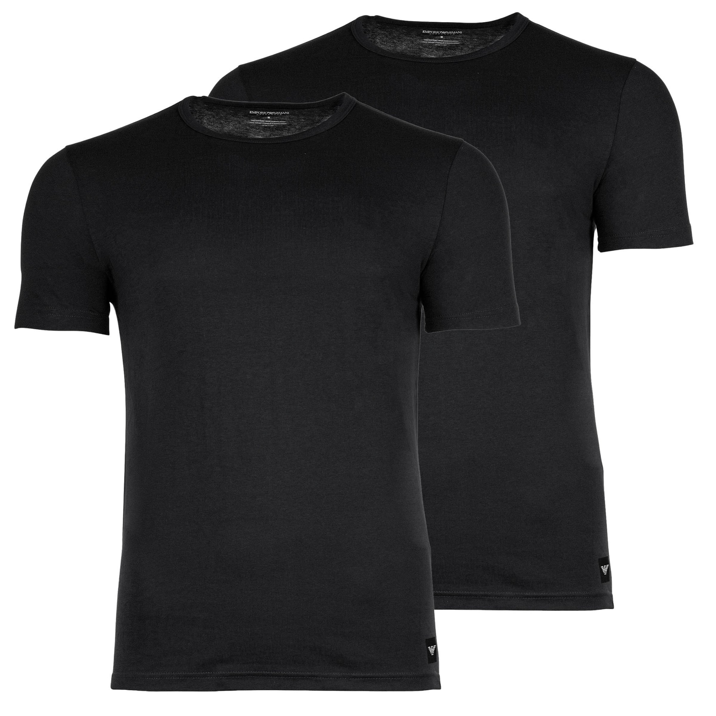 Emporio Armani Koszulka w kolorze czarny: przód