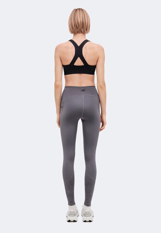new balance Skinny Sportovní kalhoty – šedá