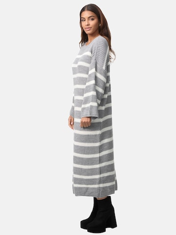 Elara Strickkleid in Grau