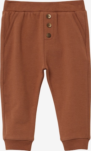Effilé Pantalon s.Oliver en marron : devant