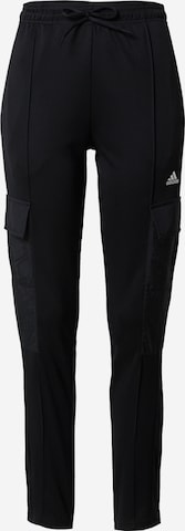 ADIDAS SPORTSWEAR Regular Workout Pants 'Tiro ' in Black: front