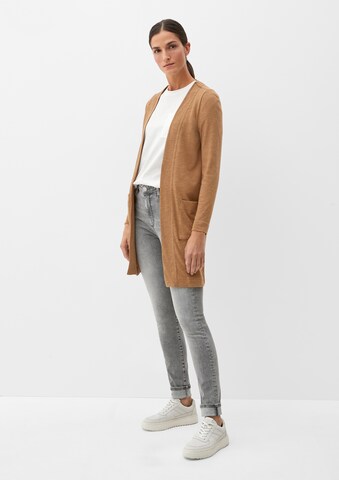 s.Oliver Knit Cardigan in Brown