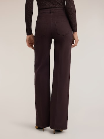 Wide leg Pantaloni di MOTIVI in marrone