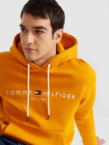 oranžinė TOMMY HILFIGER Standartinis modelis Megztinis be užsegimo