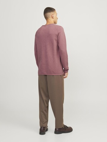 JACK & JONES Klasický střih Svetr 'JJEHill' – pink