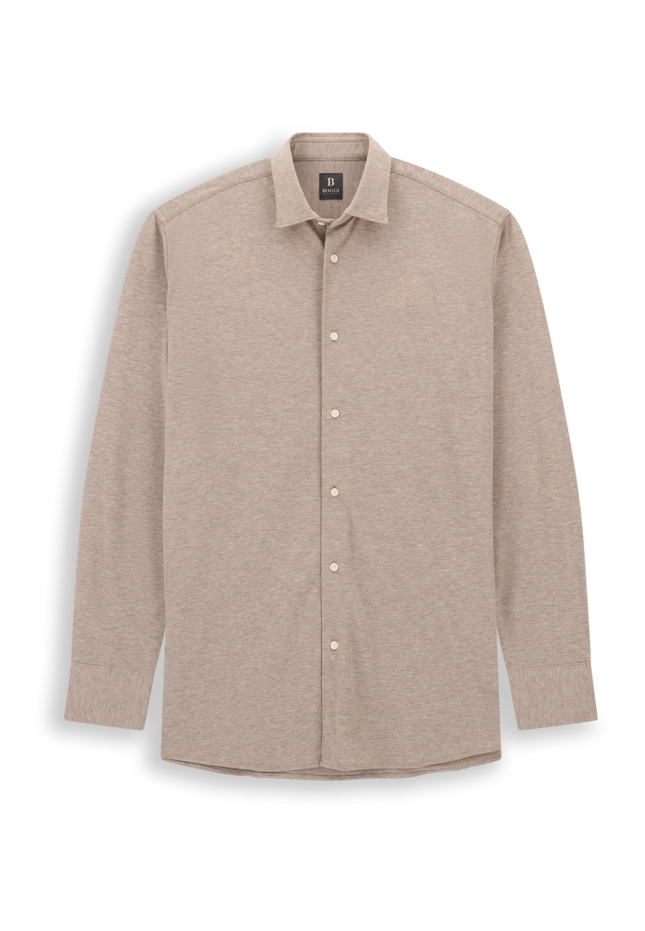 Boggi Milano Shirt in Beige: voorkant